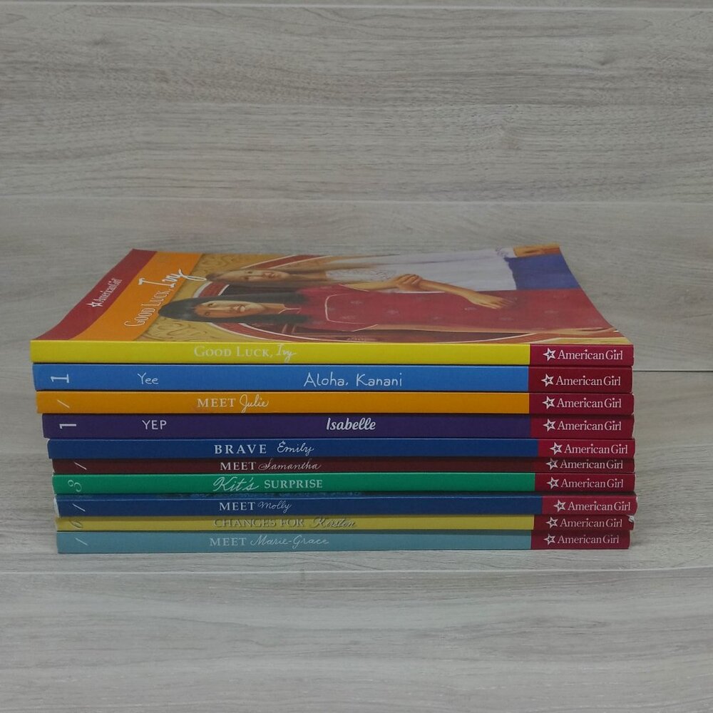American Girl Mixed Paperback Books Bundle Lot of 10